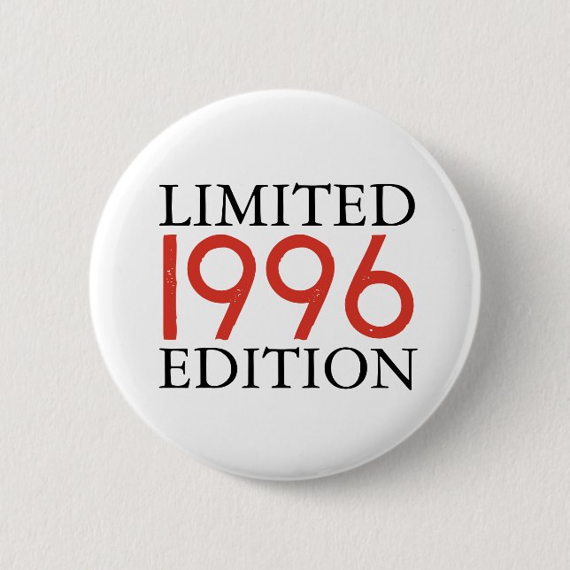 Begränsad upplaga 1996 Personlig 30-årsdag Knapp (Framsida)
