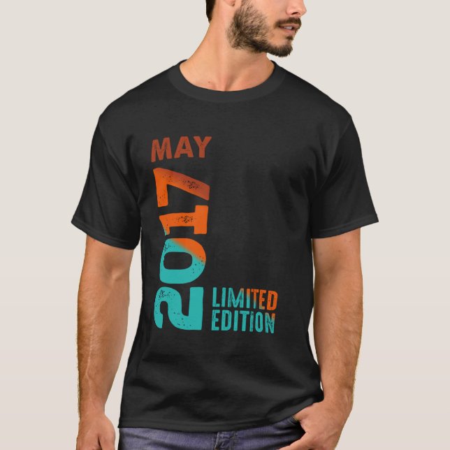 Begränsad upplaga 2017 maj 2017 t shirt (Framsida)