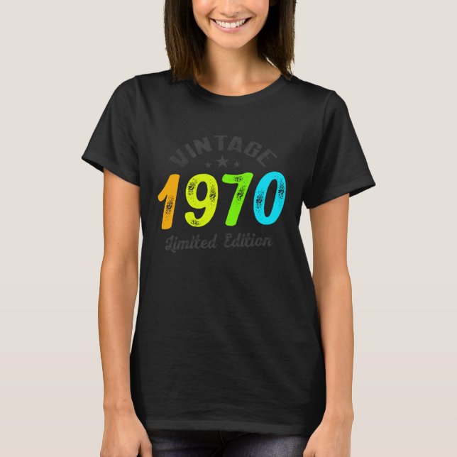 Begränsad upplaga - Årgång 1970 T Shirt (Framsida)