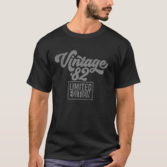Begränsad Upplaga - Årgång 1982 T Shirt (Framsida)