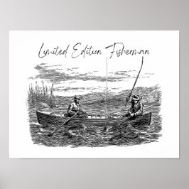 Begränsad Upplaga Fiskare Poster