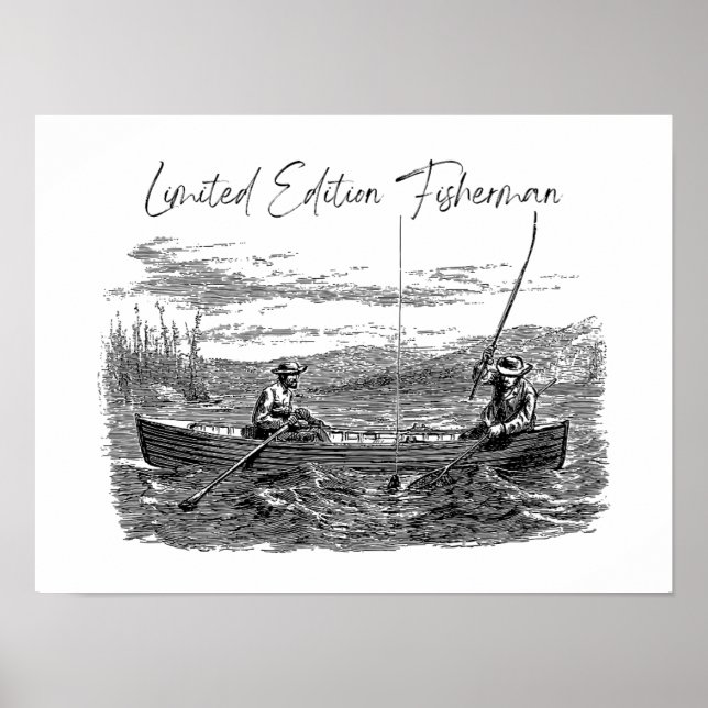 Begränsad Upplaga Fiskare Poster (Framsidan)