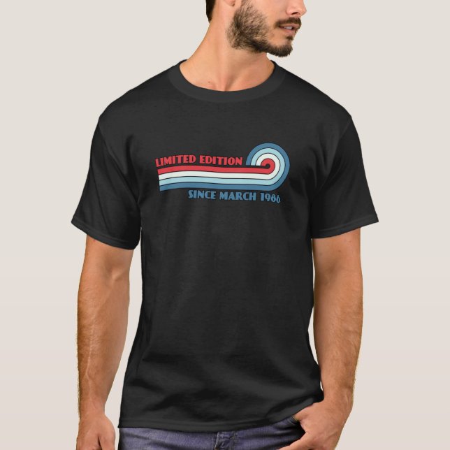Begränsad Upplaga Sedan Mars 1986 T Shirt (Framsida)