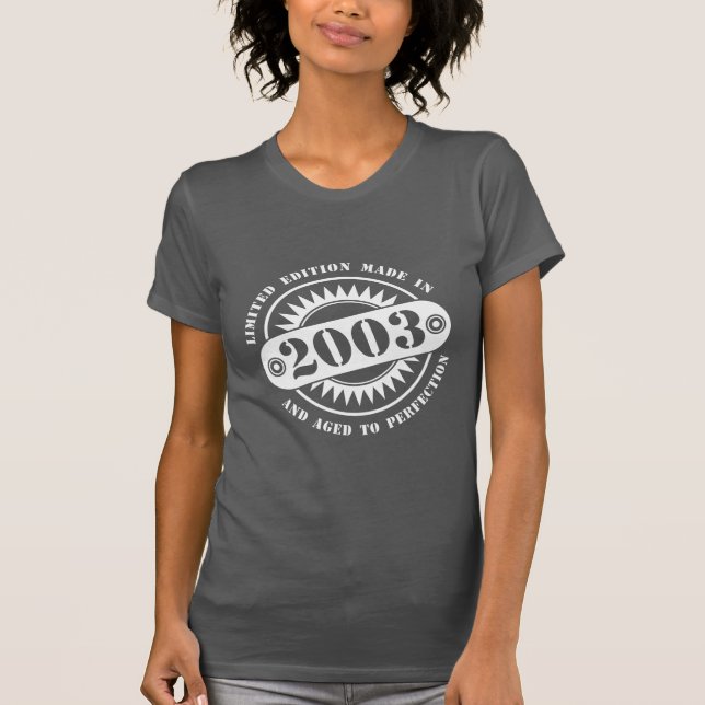 BEGRÄNSAD UPPLAGA SOM GÖRAS I 2003 TEE SHIRT (Framsida)