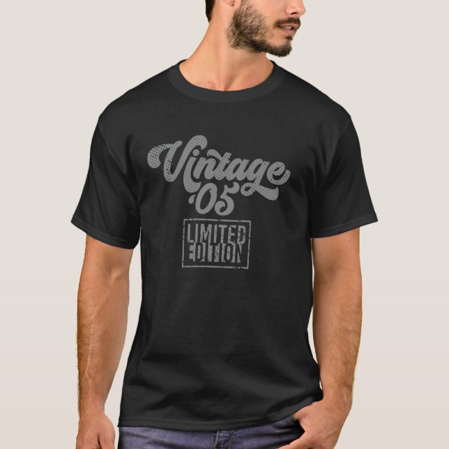 Begränsad upplaga Vintage 2005 T Shirt (Framsida)
