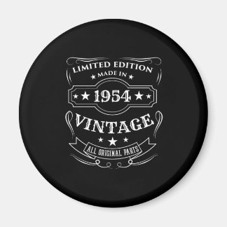 Begränsad utgåva 1954 Vintage Birthday Gift Magnet