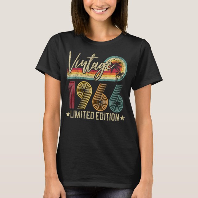 Begränsad utgåva 1966, 59:e födelsedagsgåva 59 år  t shirt (Framsida)