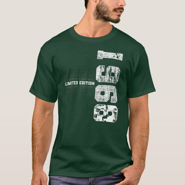 Begränsad utgåva 1968 Födelsedatum 1968 T Shirt (Framsida)