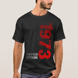 Begränsad utgåva 1973, 50:e födelsedagen, född 197 t shirt