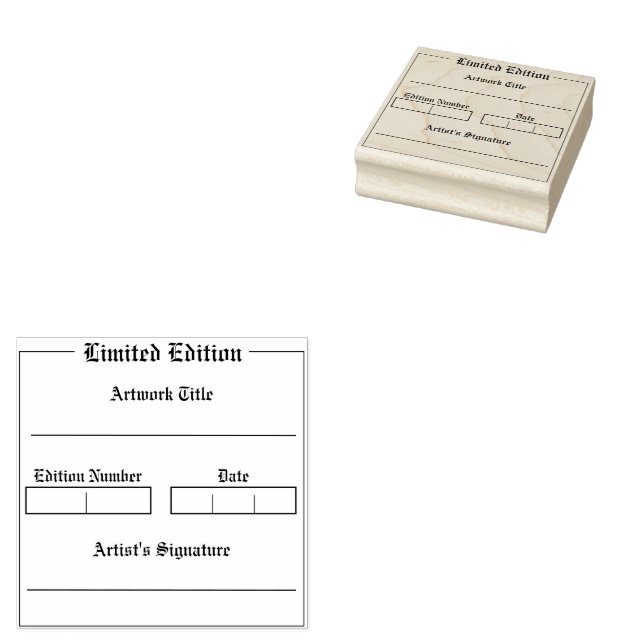Begränsad utgåva Art Frimärke Stämpel (Stämplad)