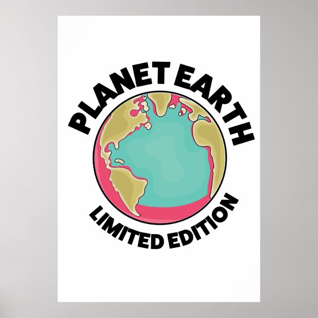 Begränsad utgåva av Planet Earth Poster (Framsidan)