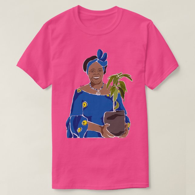 Begränsad utgåva av Wangari Maathai T Shirt (Design framsida)