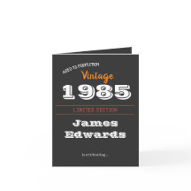 Begränsad utgåva födelsedagsmodell från 1985