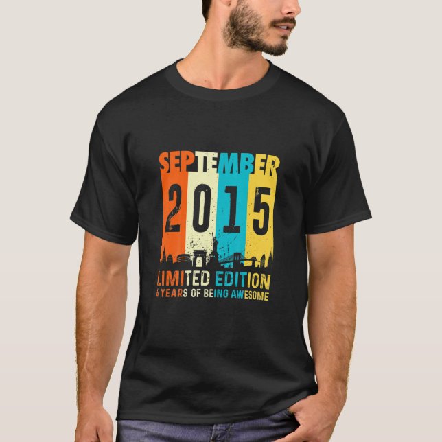 Begränsad utgåva för barn 6, utfärdad i september  t shirt (Framsida)