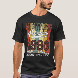 Begränsad utgåva från februari 1990 31a Birthday G T Shirt