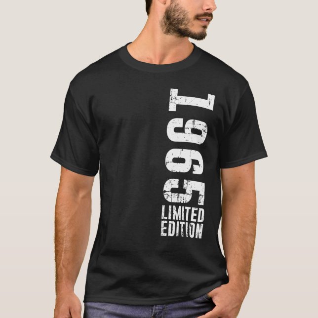 Begränsad utgåva och vintage 1965 t shirt (Framsida)