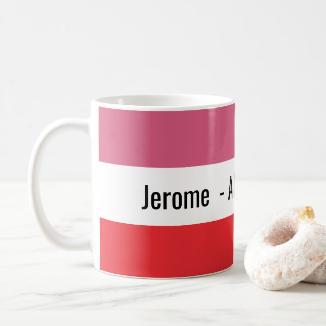 Begränsad utgåva två tona-Personlig Kaffemugg (Med munk)