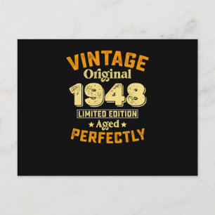 Begränsad Vintage Original 1948 Åldrad Edition Per Vykort