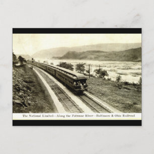 Begränsada Baltimore & Ohio Railroad c1920-talet Vykort