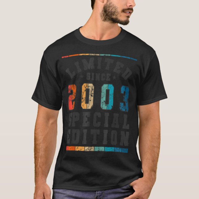 Begränsada Speciella upplagans Vintage sedan födse T Shirt (Framsida)