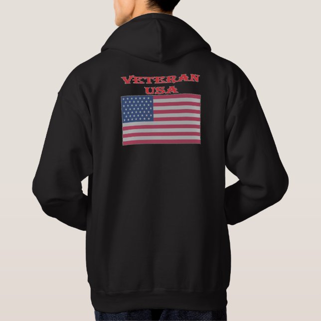 Begränsada upplagan Veteran USA - SÄLJER FAST! Hoodie (Baksida)
