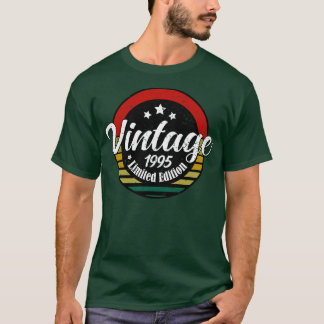 Begränsada upplagan Vintage 1995 födelsedag 28:e f T Shirt