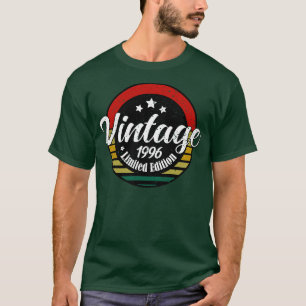 Begränsada upplagan Vintage 1996 födelsedag 27:e f T Shirt