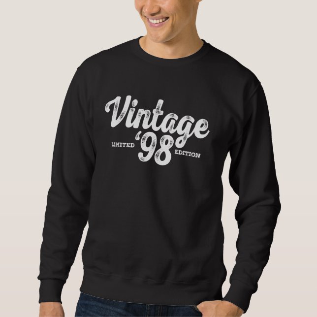 Begränsada upplagan - Vintagen 1998 Lång Ärmad Tröja (Framsida)