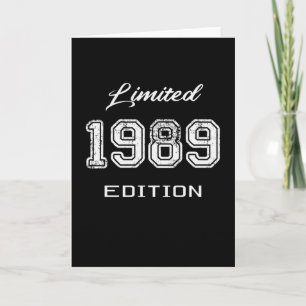 Begränsadare 1989 års utgåva - Fantastisk Birthday Kort