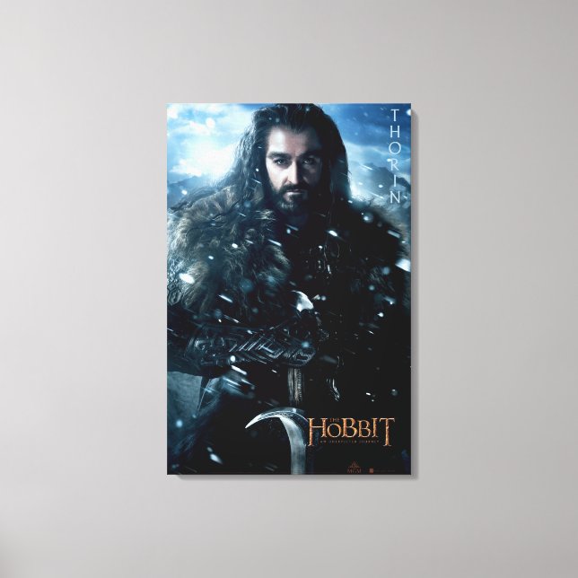 Begränsadt upplagakonstverk: THORIN OAKENSHIELD™ Canvastryck (Framsida)