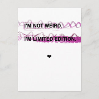 Begränsadt vykort för utgåva