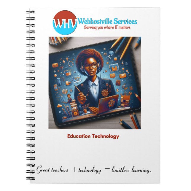 "Begränsat lärande:Underbara lärare och teknisk bä Anteckningsbok (Framsidan)