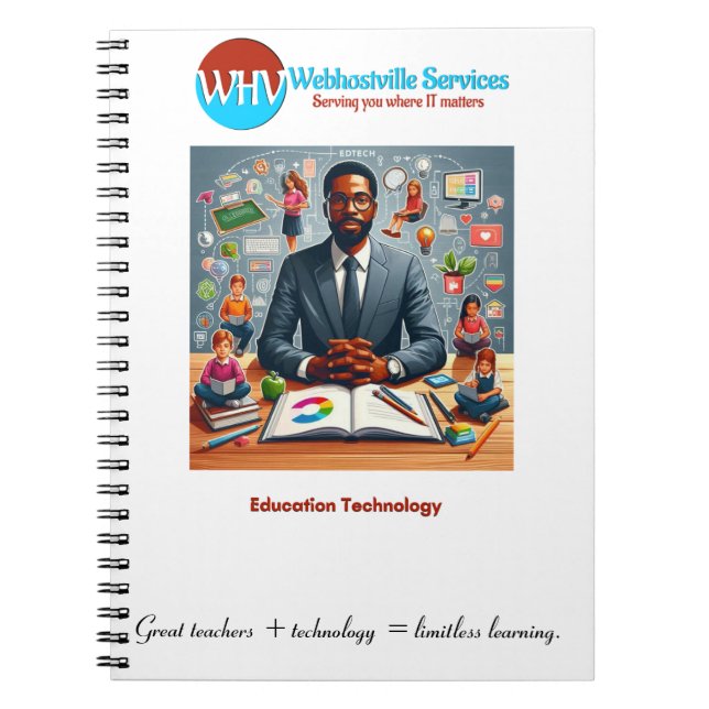 "Begränsat lärande:Underbara lärare och teknisk bä Anteckningsbok (Framsidan)