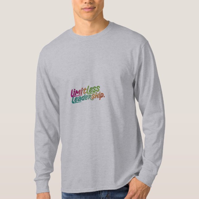 Begränsat ledarskap" t shirt (Framsida)