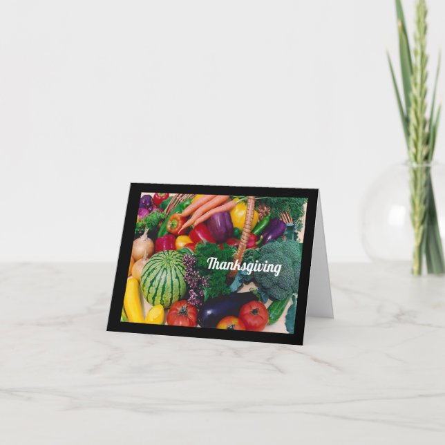 Begränsat önskemål för Thanksgiving Greeting Card Kort (Framsida)