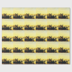 Begravning av en mumie på Nilen av Frederick Arthu Presentpapper