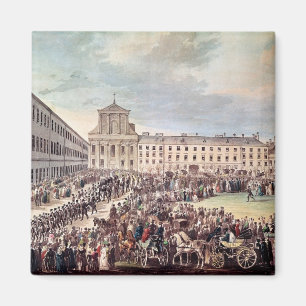 Begravning av Ludwig Van Beethoven i Wien Magnet