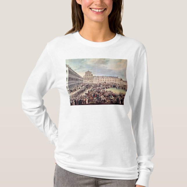 Begravning av Ludwig Van Beethoven i Wien Tee Shirt (Framsida)