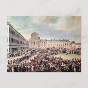 Begravning av Ludwig Van Beethoven i Wien Vykort