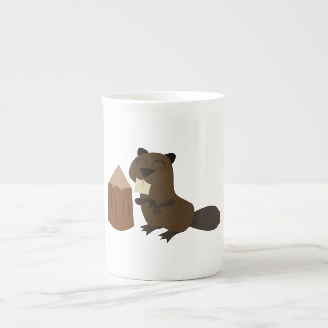 Begravning Benporslin Mugg (Framsidan)