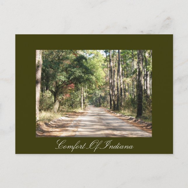 Begravningen av Indiana-vykort Vykort (Framsida)