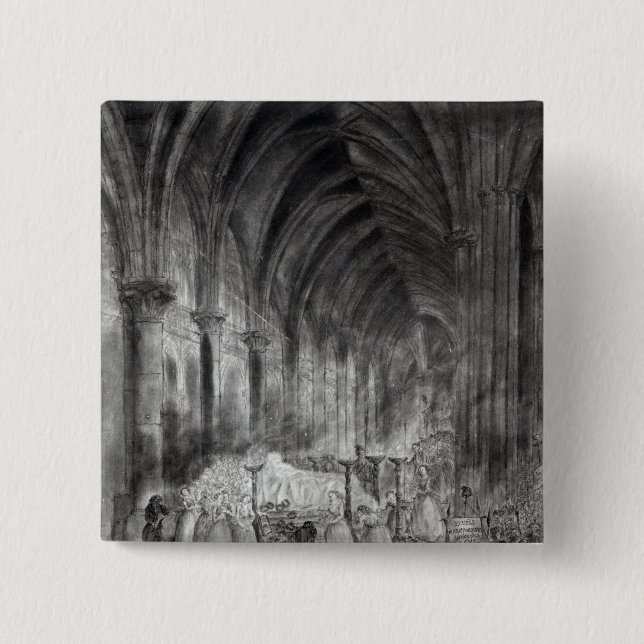 Begravningen av Jean Paul Marat Knapp (Framsida)