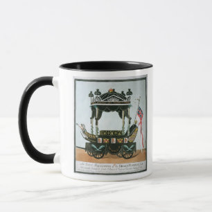 Begravningen av Lord Nelson på 9th Januari 1806 Mugg