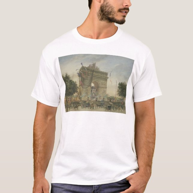 Begravningen av Victor Hugo 1885 T-shirt (Framsida)