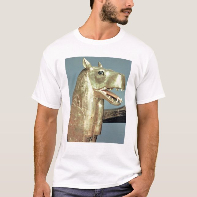 Begravnings- bedhead i form av gudinnan tee (Framsida)