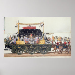 Begravnings- bil av hertigen av Wellington, 1853 Poster