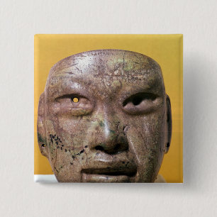 Begravnings- maskera, Olmec, från Mexico Knapp