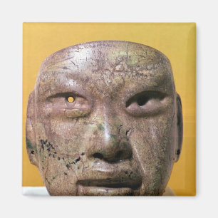 Begravnings- maskera, Olmec, från Mexico Magnet