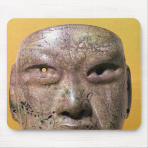 Begravnings- maskera, Olmec, från Mexico Musmatta