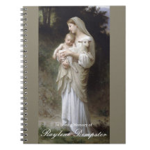 Begravnings- oskuld för gästbok | Mary